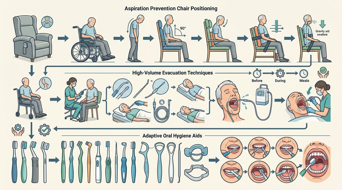 Palliative Dental Management Protocol for Chorea, Dysphagia, and Aspiration Prevention