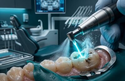Erbium Lasers in Carious Tissue Debridement: Hydrokinetic Microexplosive Thermodynamics Versus Rotary Friction