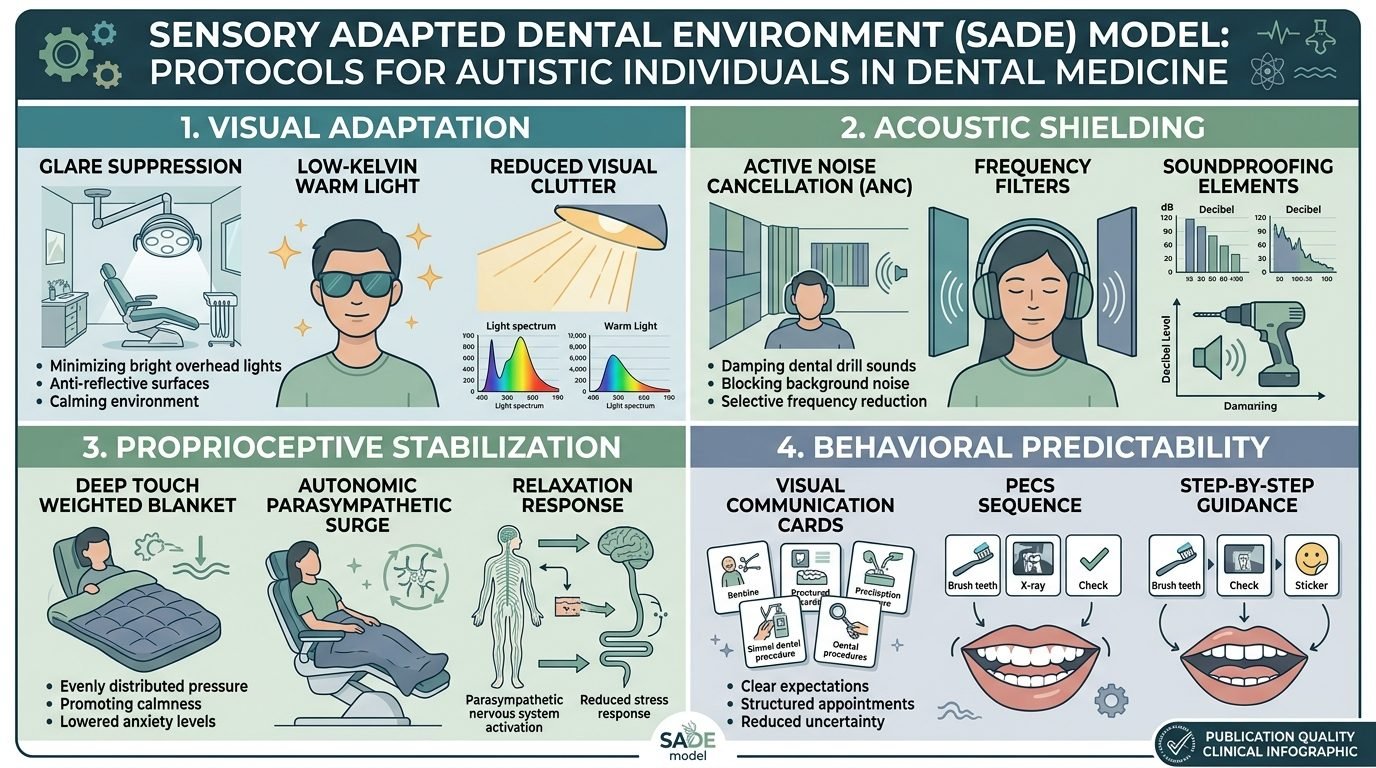 Protocolo clínico do modelo de ambiente odontológico adaptado para pacientes com autismo