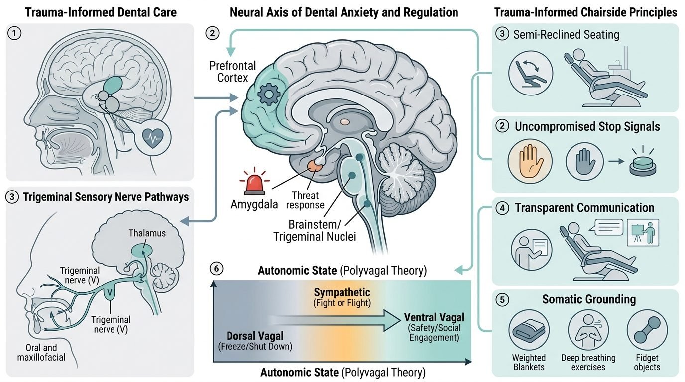 Neurobiologia e protocolos clinicos do cuidado odontologico informado por trauma