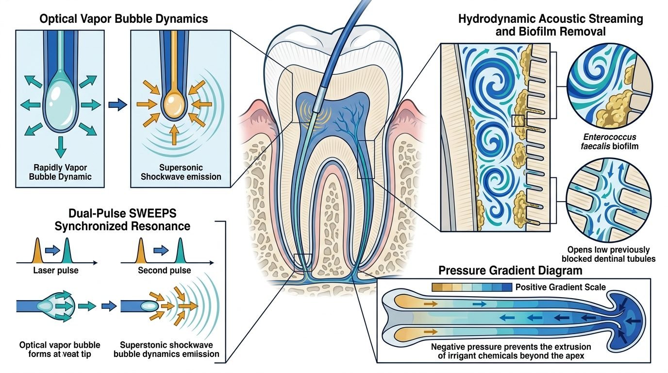 Dinamica dos fluidos e cavitacao na irrigacao endodontica ativada por laser