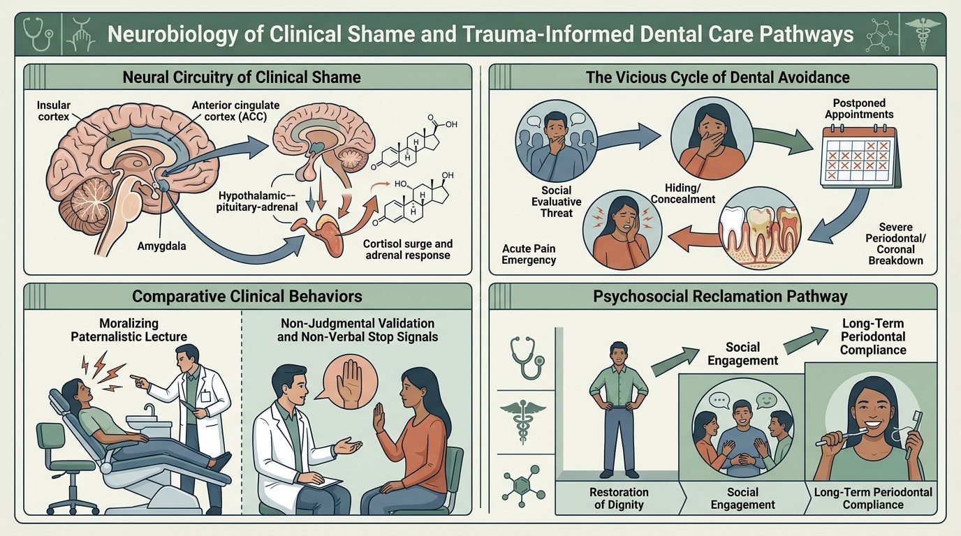 Neurobiologia da vergonha clinica e acolhimento odontologico humanizado