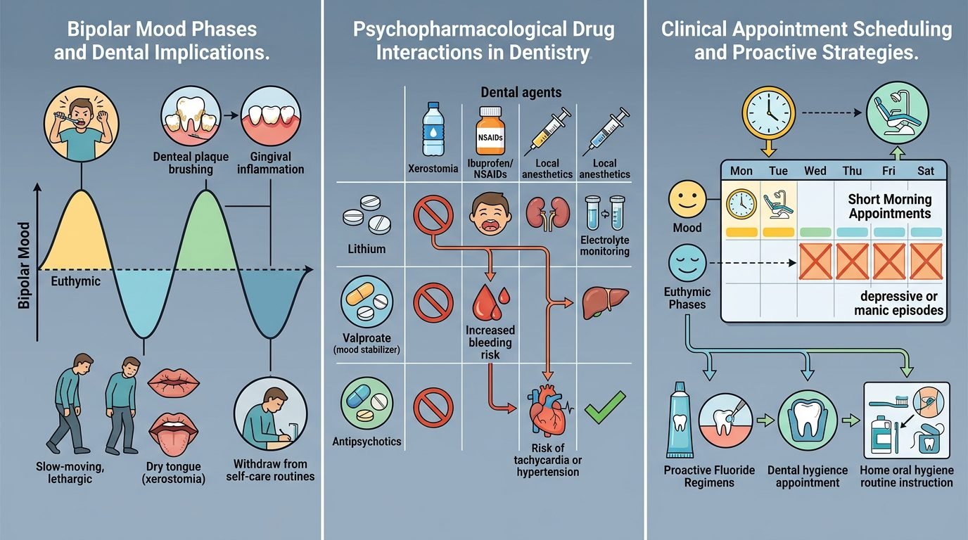 Dental Management Framework Across Bipolar Disorder Mood Phases