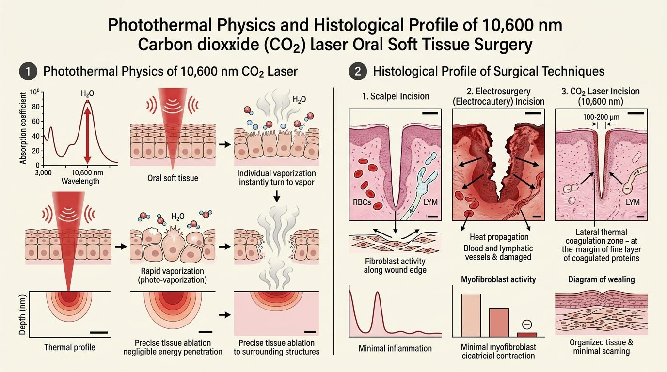 Ablação Fototérmica e Margens Histológicas de Coagulação no Laser de CO2 10.600 nm
