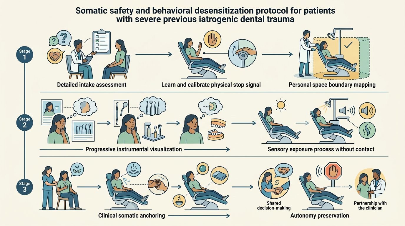 Manejo Clínico Centrado no Trauma e Dessensibilização de Trauma Iatrogênico